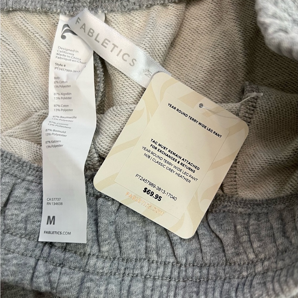 Fabletics Year Round Terry Cloth Sweatpants - Picture 3 of 11